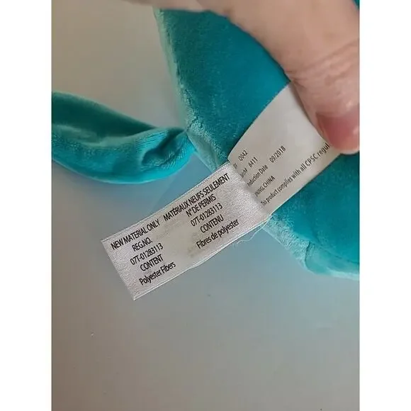 Squishmallow Ace The Unicorn 8” Plush Blue Kellytoy - Picture 7 of 10